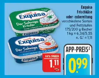 Marktkauf Exquisa frischkäse oder -zubereitung Angebot