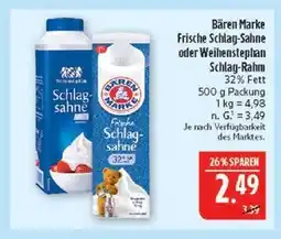 Marktkauf Bären marke frische schlag-sahne Angebot