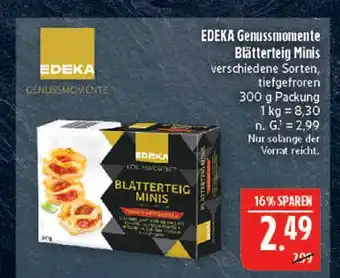 Marktkauf Edeka genussmomente blätterteig minis Angebot