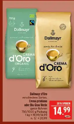 Marktkauf Dallmayr crema d'oro Angebot