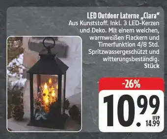 E-Center Led outdoor laterne „clara“ Angebot