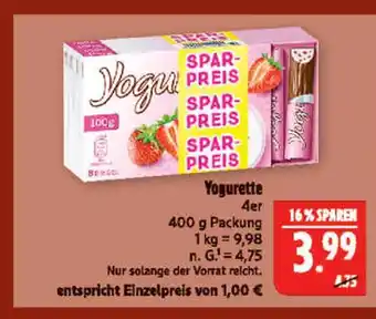 Marktkauf Yogurette Angebot