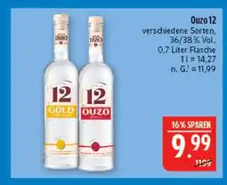 Marktkauf Ouzo 12 gold Angebot