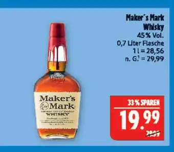 Marktkauf Maker's mark whisky Angebot