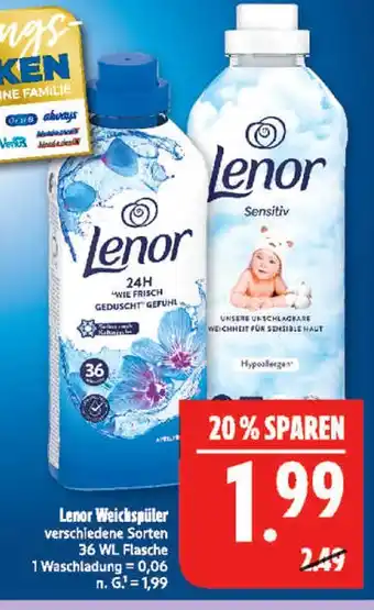 Marktkauf Lenor 24h wie frisch geduscht gefühl Angebot