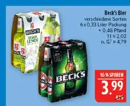 Marktkauf Beck's bier Angebot