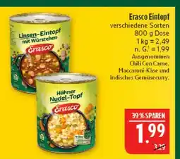 Marktkauf Erasco linsen-eintopf mit würstchen Angebot