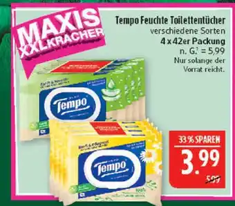 Marktkauf Tempo feuchte toilettentücher Angebot