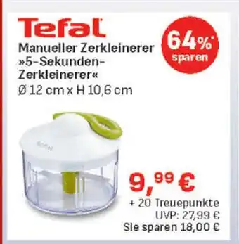 Marktkauf Tefal manueller zerkleinerer 5-sekunden-zerkleinerer Angebot