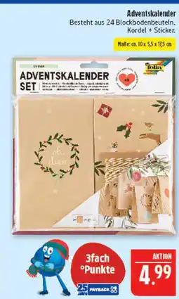 Marktkauf Folia adventskalender set Angebot