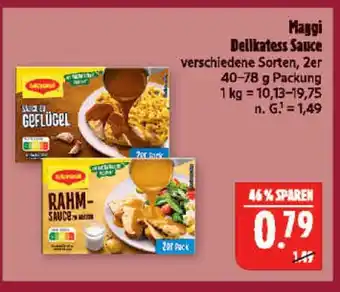 Marktkauf Maggi sauce zu geflügel Angebot