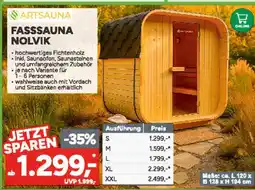 Marktkauf Artsauna fasssauna nolvik Angebot