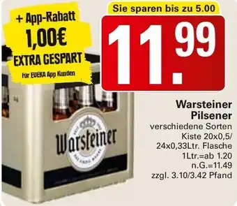 WEZ Warsteiner Pilsener Angebot