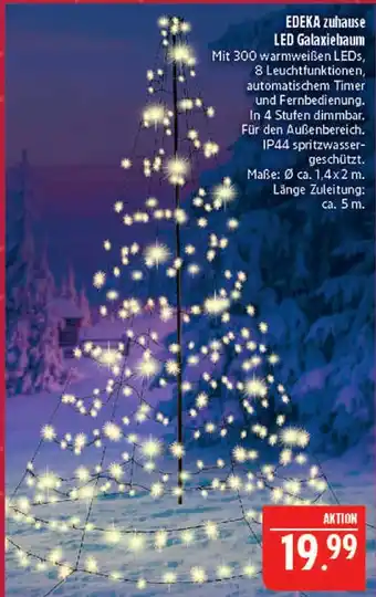 Marktkauf Edeka zuhause led galaxiebaum Angebot