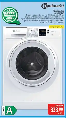 Marktkauf Bauknecht wam 814 a Angebot