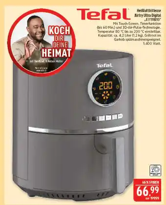 Marktkauf Tefal heißluftfritteuse airfry ultra digital ey111b15 Angebot
