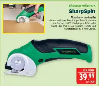 Marktkauf Hammersmith sharpspin akku-universalschneider Angebot