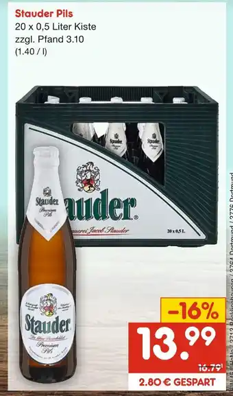 Netto Marken-Discount Stauder pils Angebot