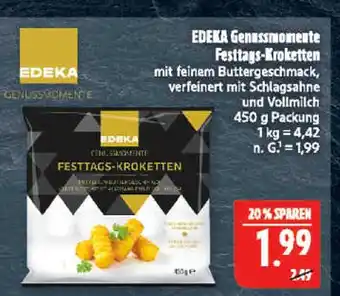 Marktkauf Edeka genussmomente festtags-kroketten Angebot