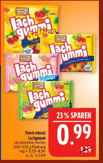 Marktkauf Storck nimm2 lachgummi softies Angebot