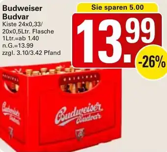WEZ Budweiser Budvar Angebot