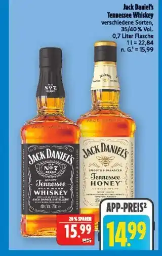 Marktkauf Jack daniel's old no. 7 tennessee whiskey Angebot