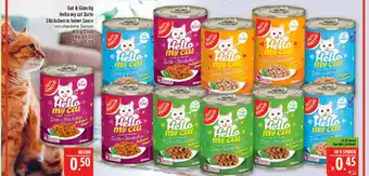 Marktkauf Gut & günstig hello my cat zarte stückchen mit rind Angebot