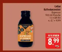 Marktkauf Cellini kaffeekonzentrat espresso Angebot
