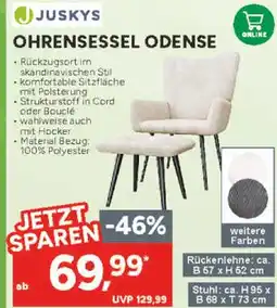 Marktkauf Juskys ohrensessel odense Angebot