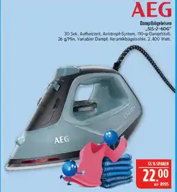 Marktkauf Aeg dampfbügeleisen sis-2-60g Angebot
