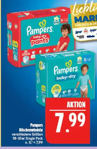 Marktkauf Pampers baby-dry pants Angebot