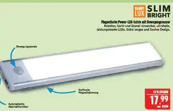 Marktkauf Handy lux slim bright magnetische power-led-leiste Angebot