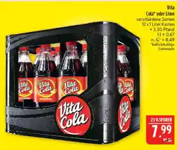 Marktkauf Vita cola oder limo Angebot