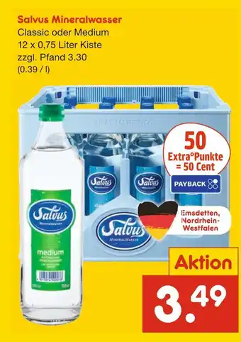 Netto Marken-Discount Salvus mineralwasser Angebot