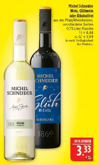 Marktkauf Michel schneider wein Angebot
