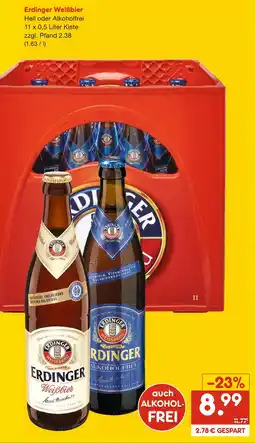 Netto Marken-Discount Erdinger weißbier Angebot