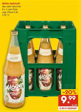 Netto Marken-Discount Möller apfelsaft Angebot