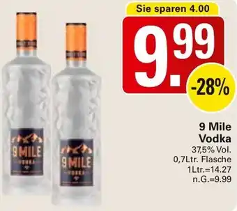 WEZ 9 Mile Vodka Angebot
