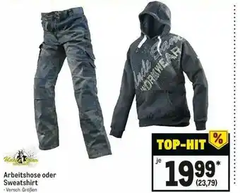 METRO Arbeitshose Oder Sweatshirt Angebot