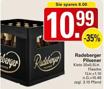 WEZ Radeberger Pilsener Angebot