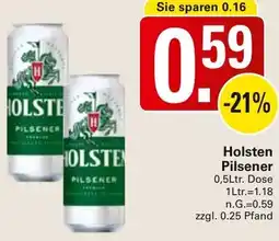 WEZ Holsten Pilsener Angebot