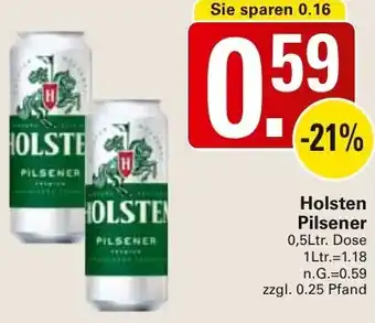 WEZ Holsten Pilsener Angebot