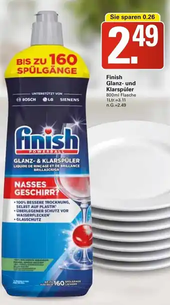 WEZ Finish Glanz- und Klarspüler Angebot