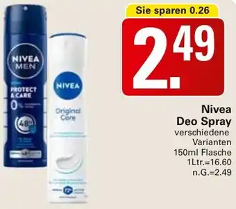 WEZ Nivea Deo Spray Angebot