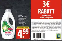 WEZ Ariel Waschmittel Angebot