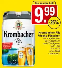 WEZ Krombacher Pils Frische-Fässchen Angebot