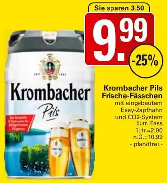 Krombacher Pils Frische-Fässchen