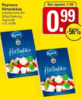 WEZ Peynoos Hirtenkäse Angebot
