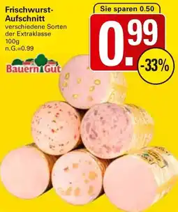 WEZ Bauern Gut Frischwurst Aufschnitt Angebot
