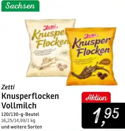 KONSUM Zetti Knusperflocken Vollmilch Angebot